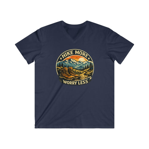 Men's Fitted V-Neck Short Sleeve Tee